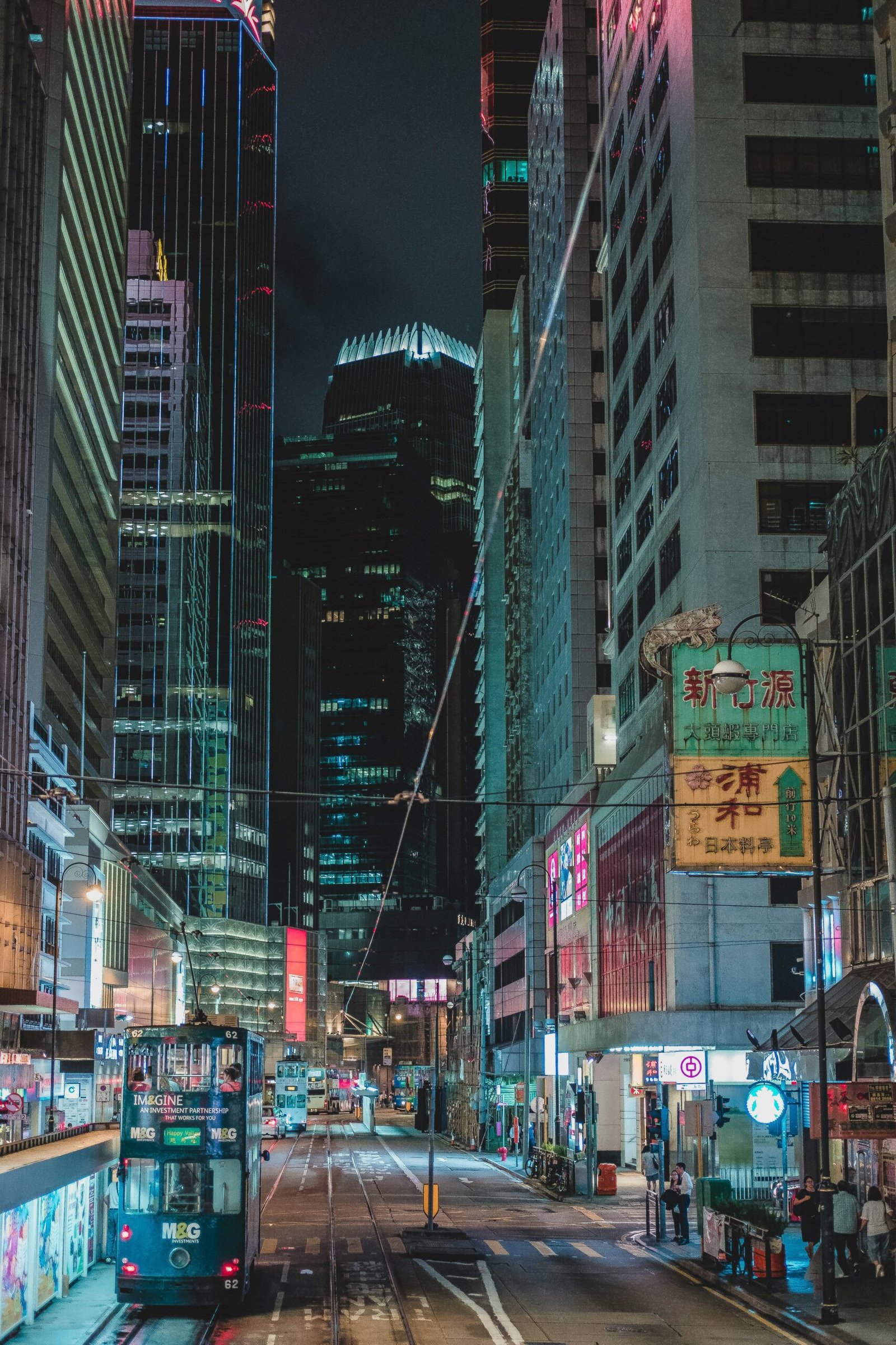 empty street at night